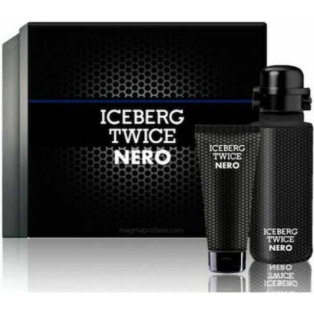 ICEBERG Twice Nero Pour Homme SET: EDT 125ml + shower gel 100ml